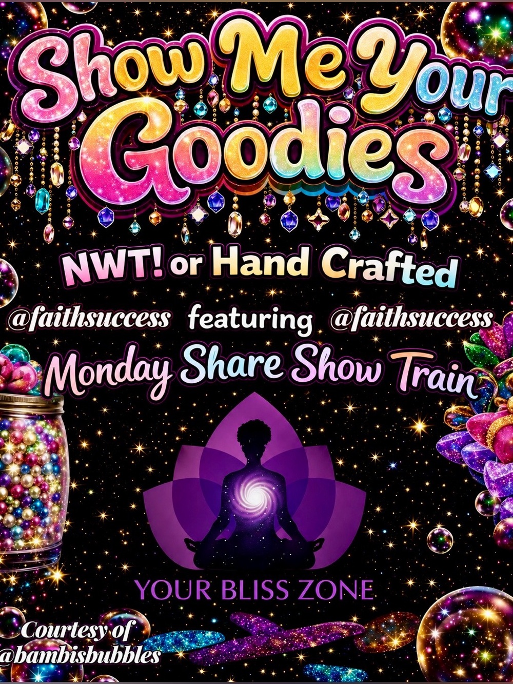 Show Me Your Goodies Monday Share Show Train